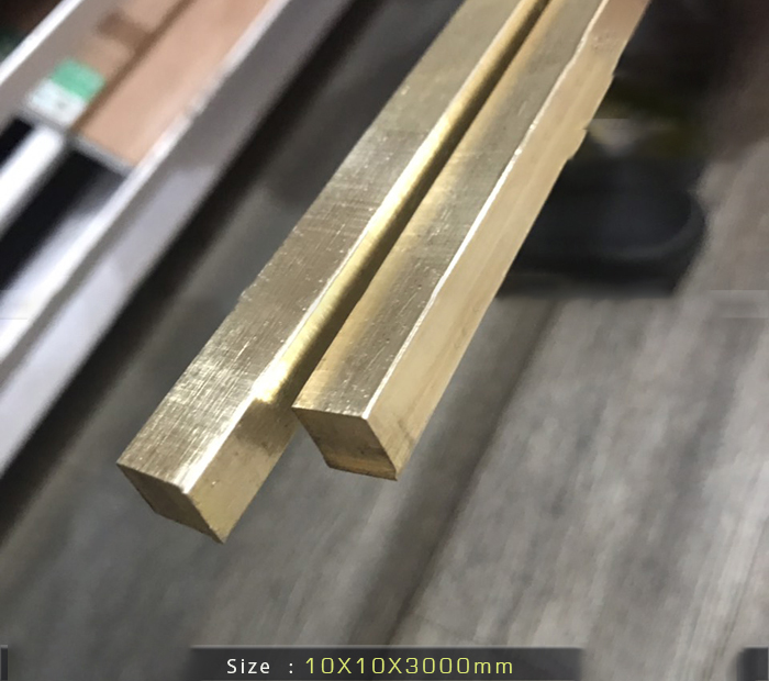 Nẹp Đồng La 10x10MM